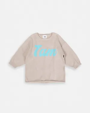 7AM Logo Boxy Long Sleeve Top