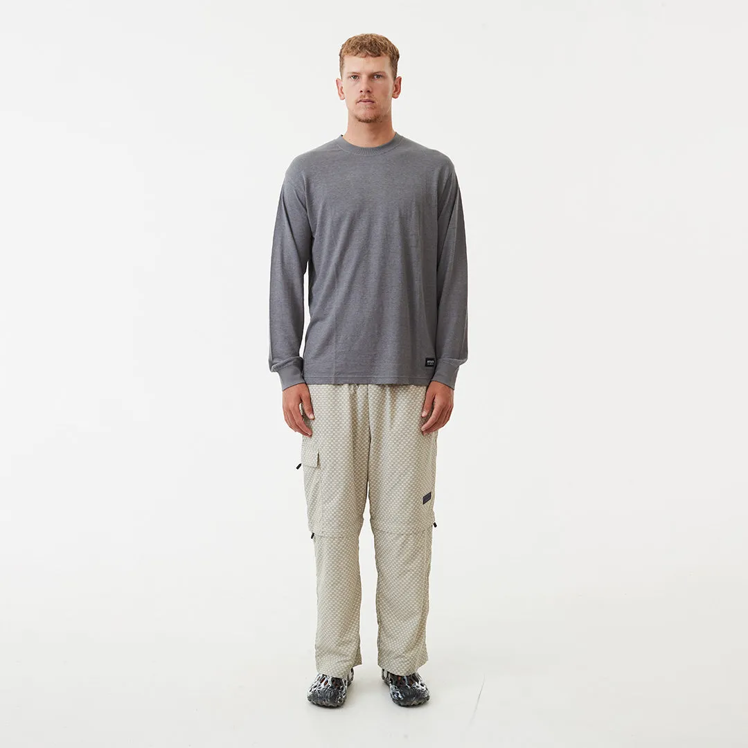 AFENDS Unisex Anthology - Unisex Nylon Zip Off Pants - Cement