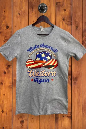 BC DTF MAKE AMERICA WESTERN AGAIN - LIGHT GREY