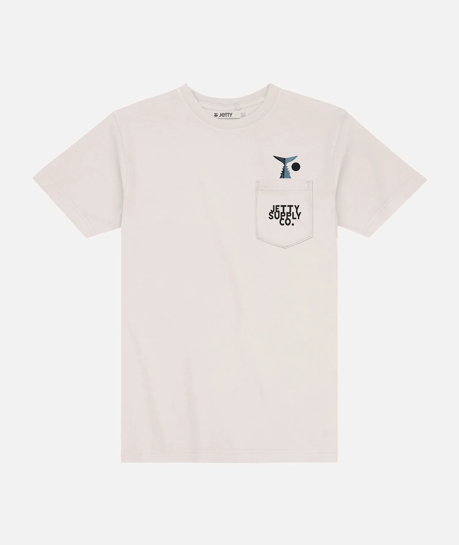 Beach Tuna Pocket Tee - White