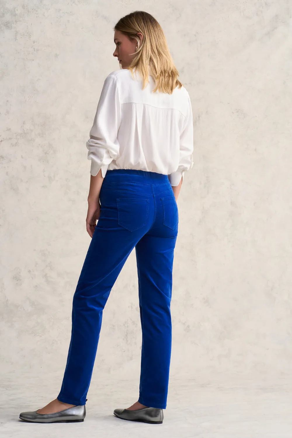 Bengajean® Velvet Straight Leg - Cobalt