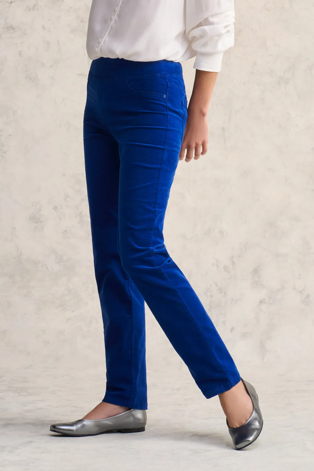 Bengajean® Velvet Straight Leg - Cobalt