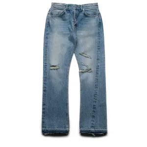 BTFL Relaxed Distressed Denim - Light Indigo