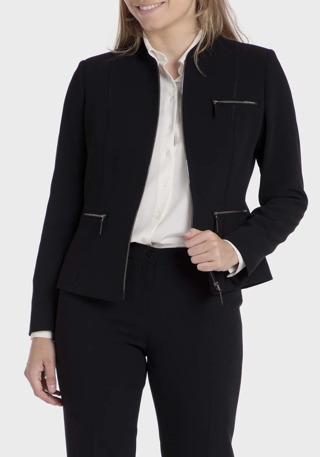 Crepe Jacket - Black