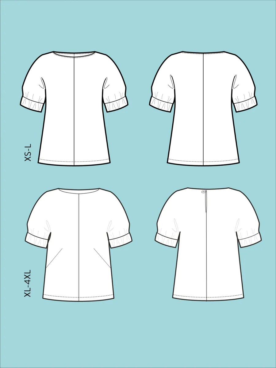 Cuff Top - Sewing Pattern | The Assembly Line