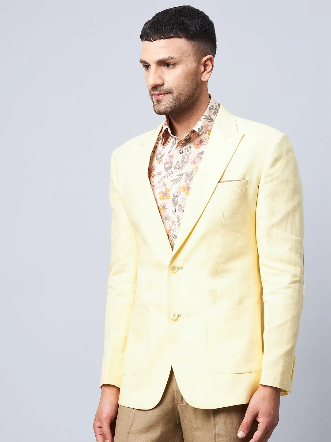 Daffodils Linen Blazer