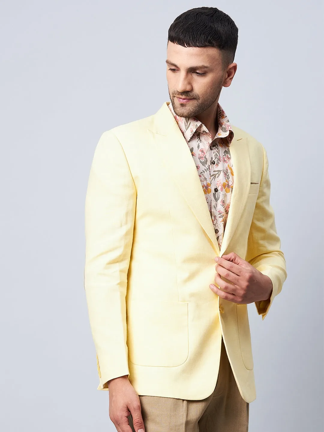 Daffodils Linen Blazer