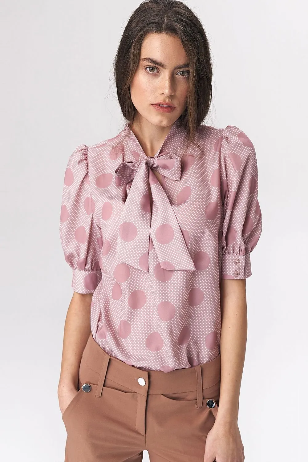 Elegant Bowtie Blouse