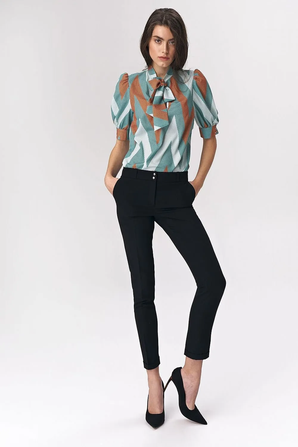 Elegant Bowtie Blouse