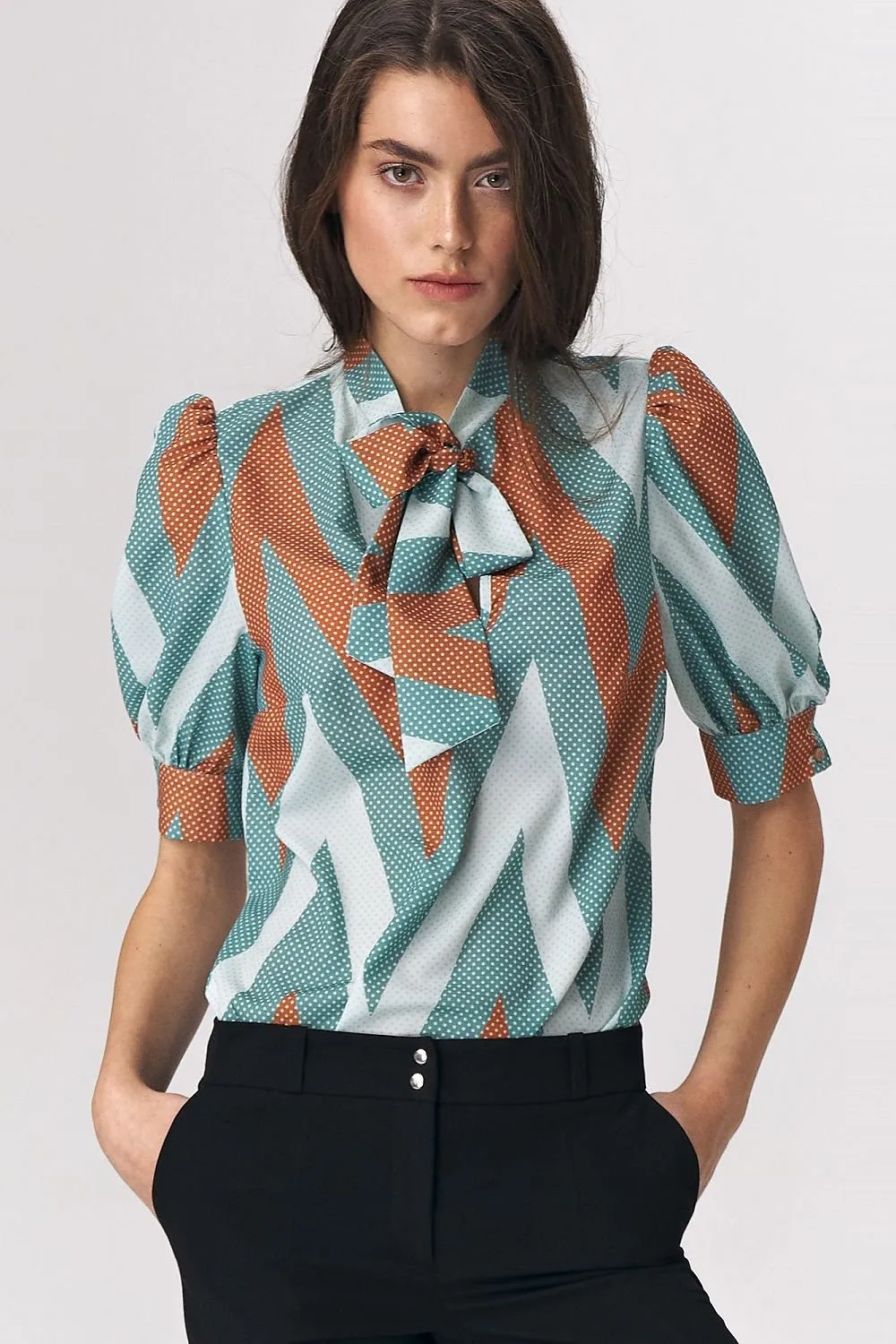 Elegant Bowtie Blouse