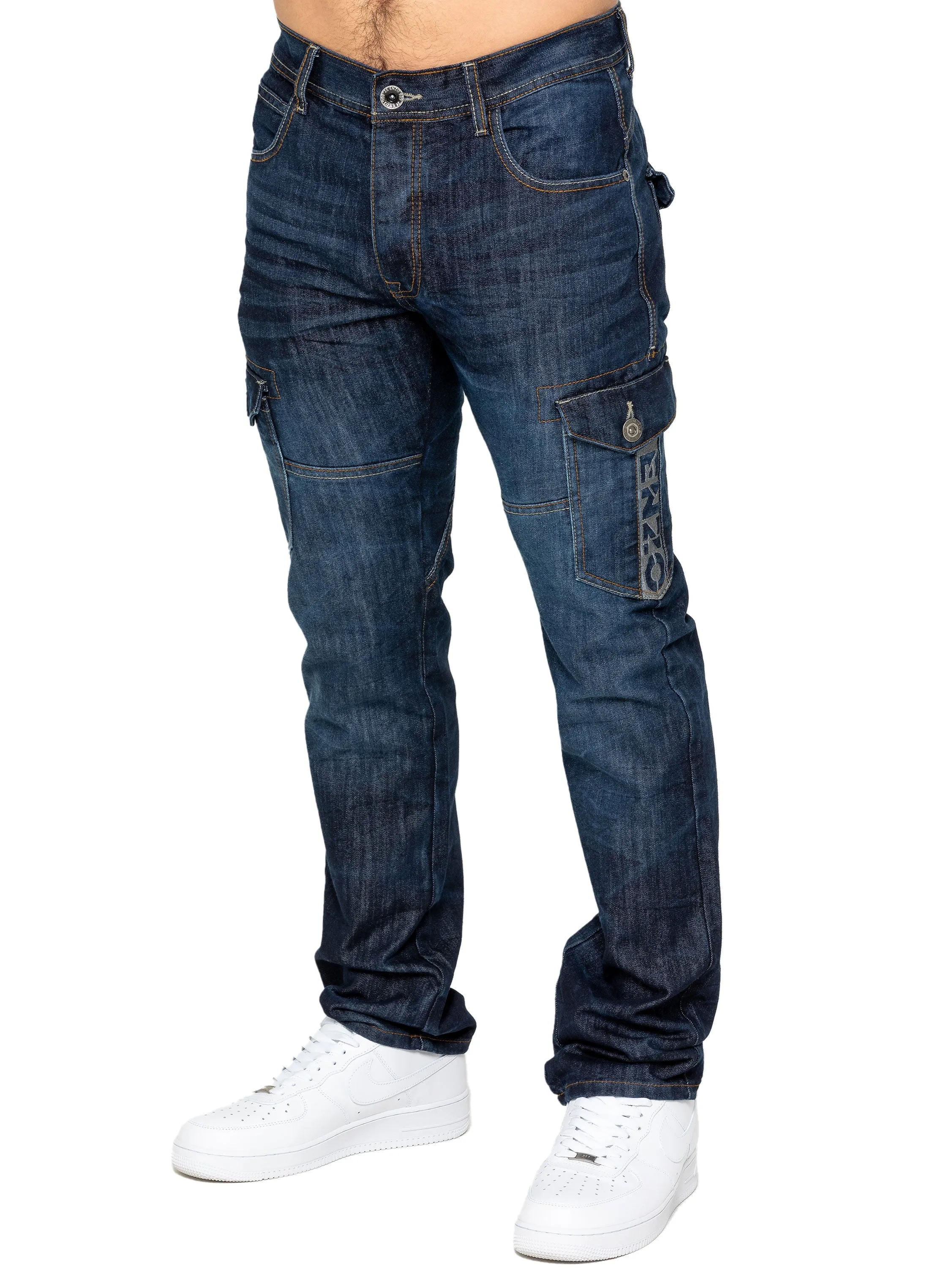 Enzo | Mens Straight Leg Designer Jeans