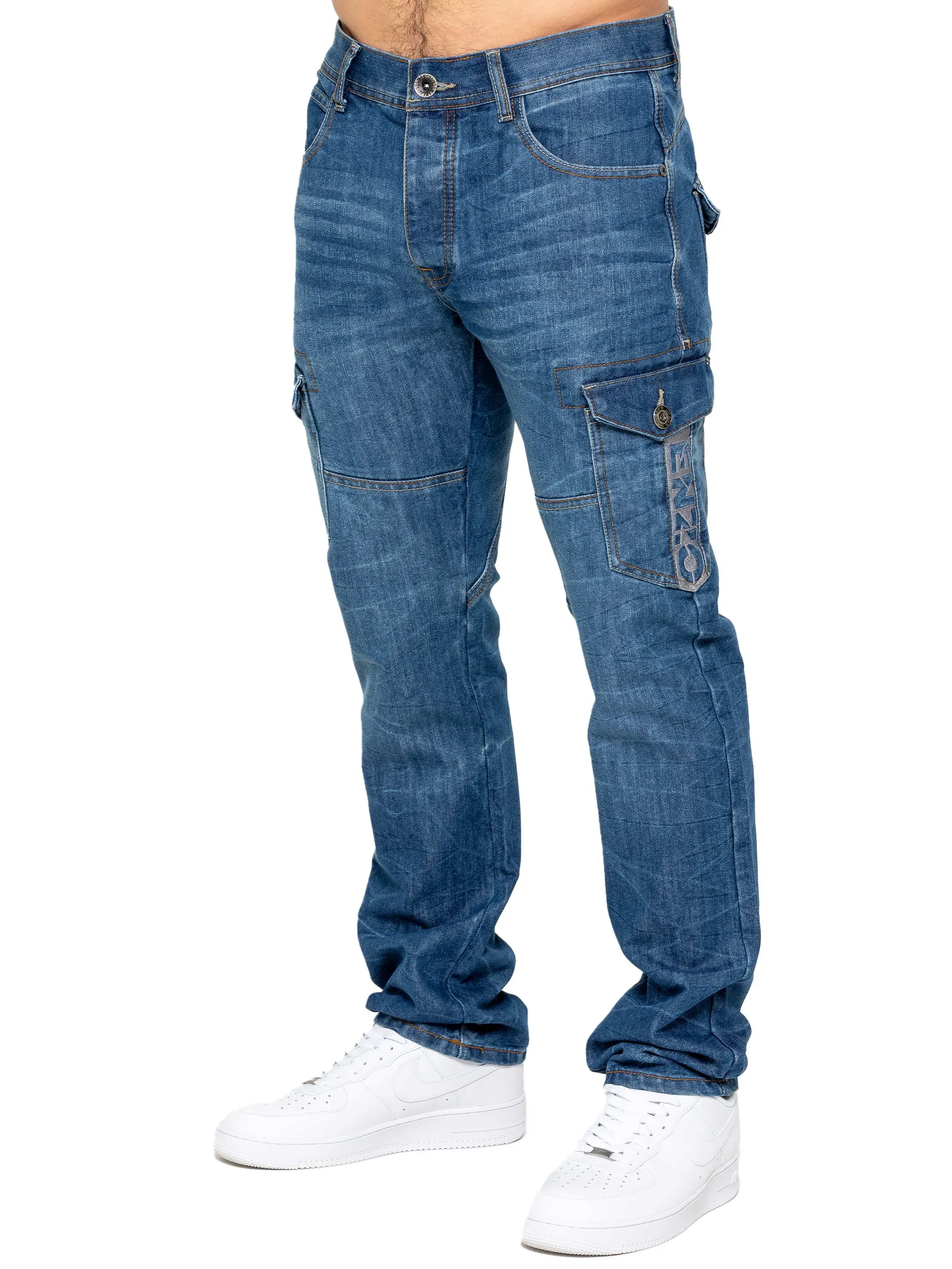 Enzo | Mens Straight Leg Designer Jeans