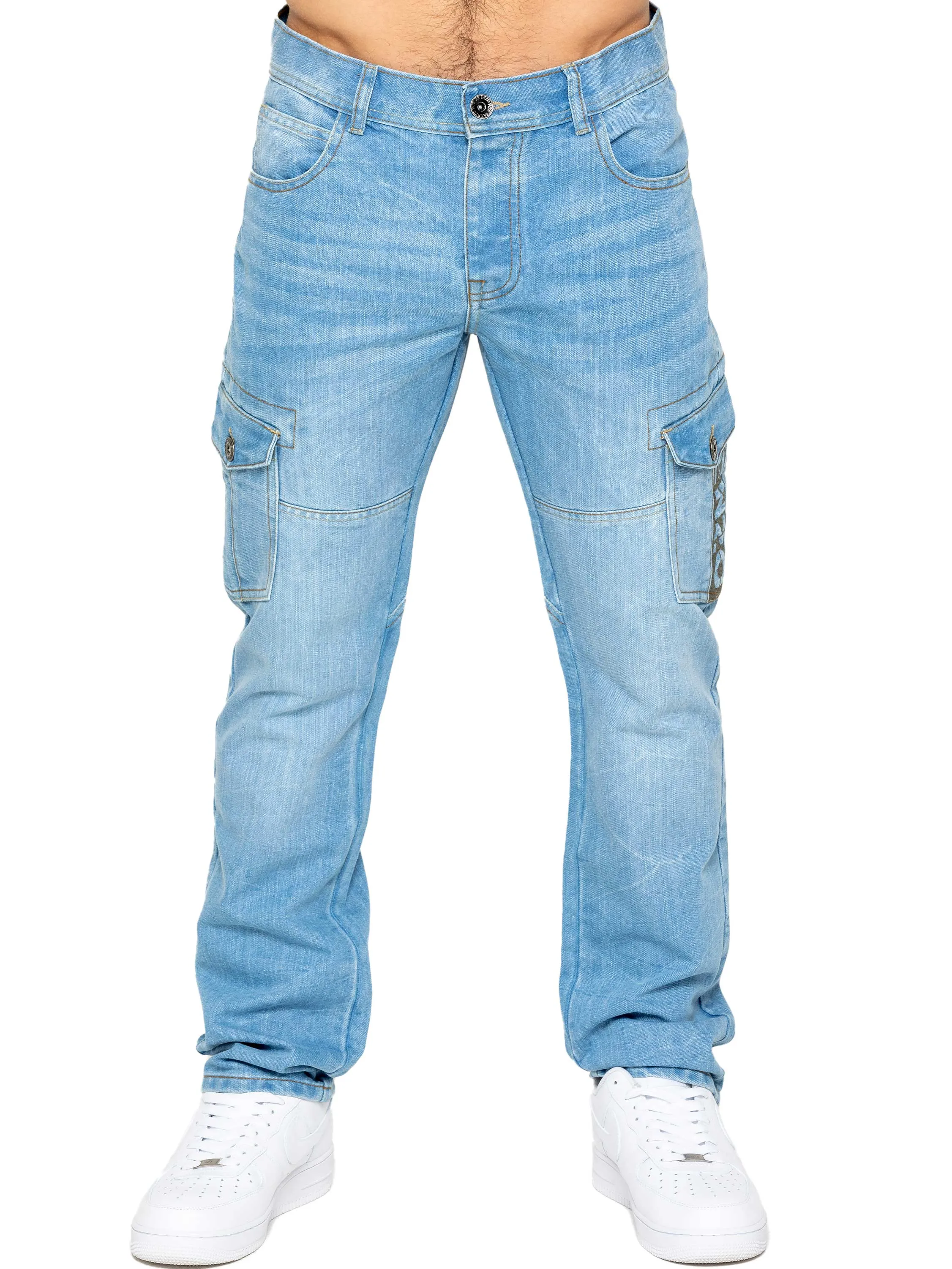 Enzo | Mens Straight Leg Designer Jeans