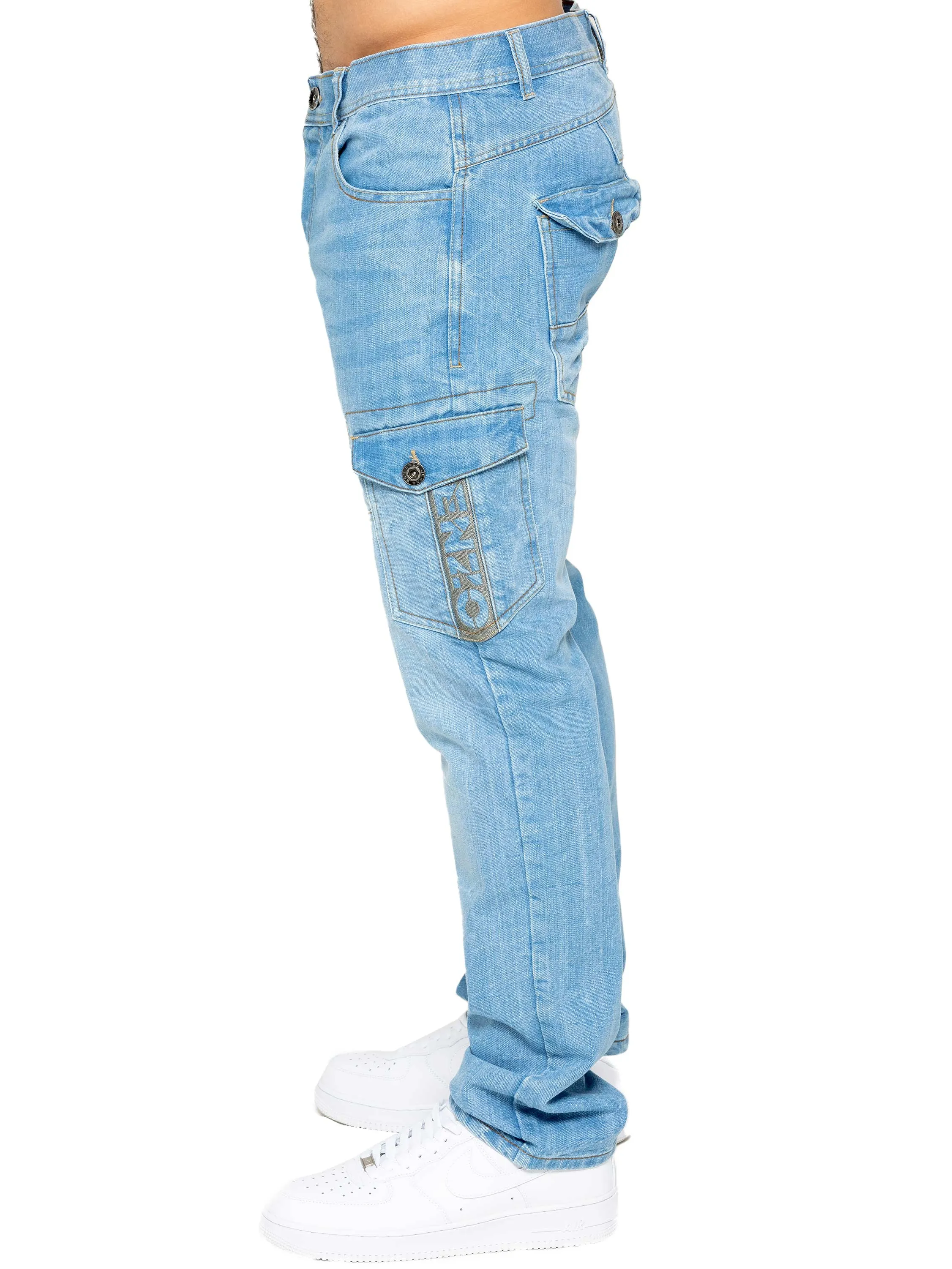 Enzo | Mens Straight Leg Designer Jeans