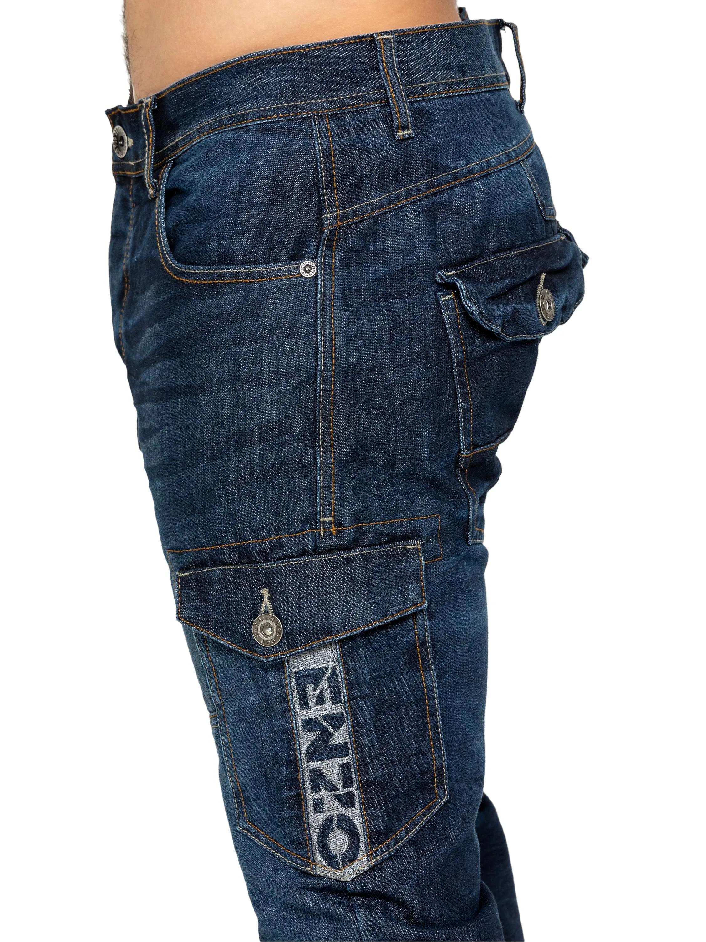 Enzo | Mens Straight Leg Designer Jeans