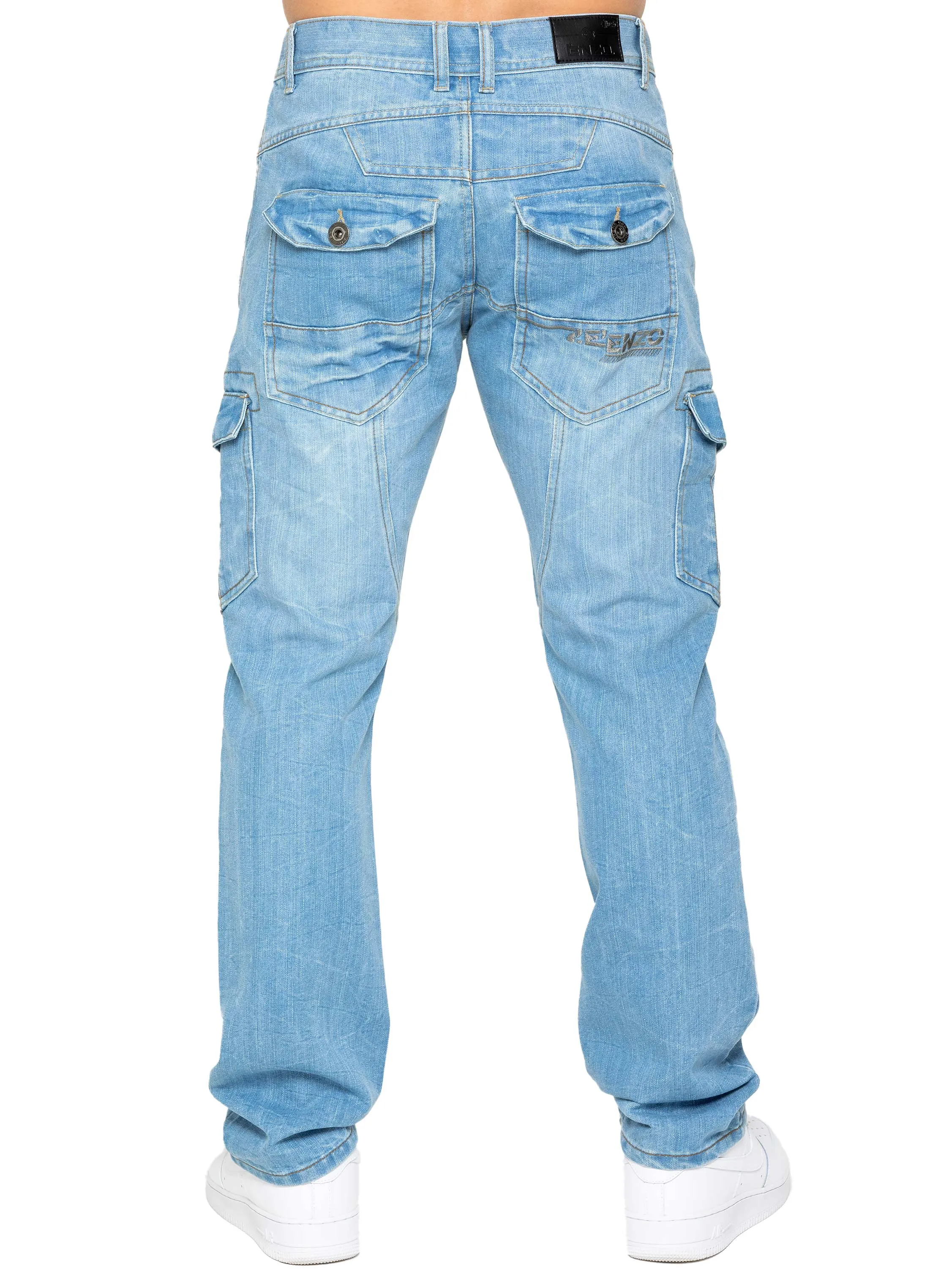 Enzo | Mens Straight Leg Designer Jeans