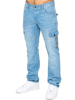 Enzo | Mens Straight Leg Designer Jeans