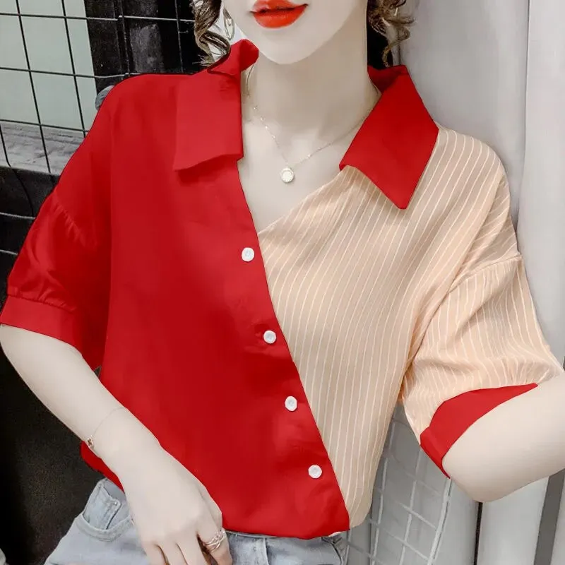 FANIECES blusas mujer Spring Autumn Women Thin Shirts camisas chemises Loose Oversized Blouses Female Tops Korean Blusas Pockets