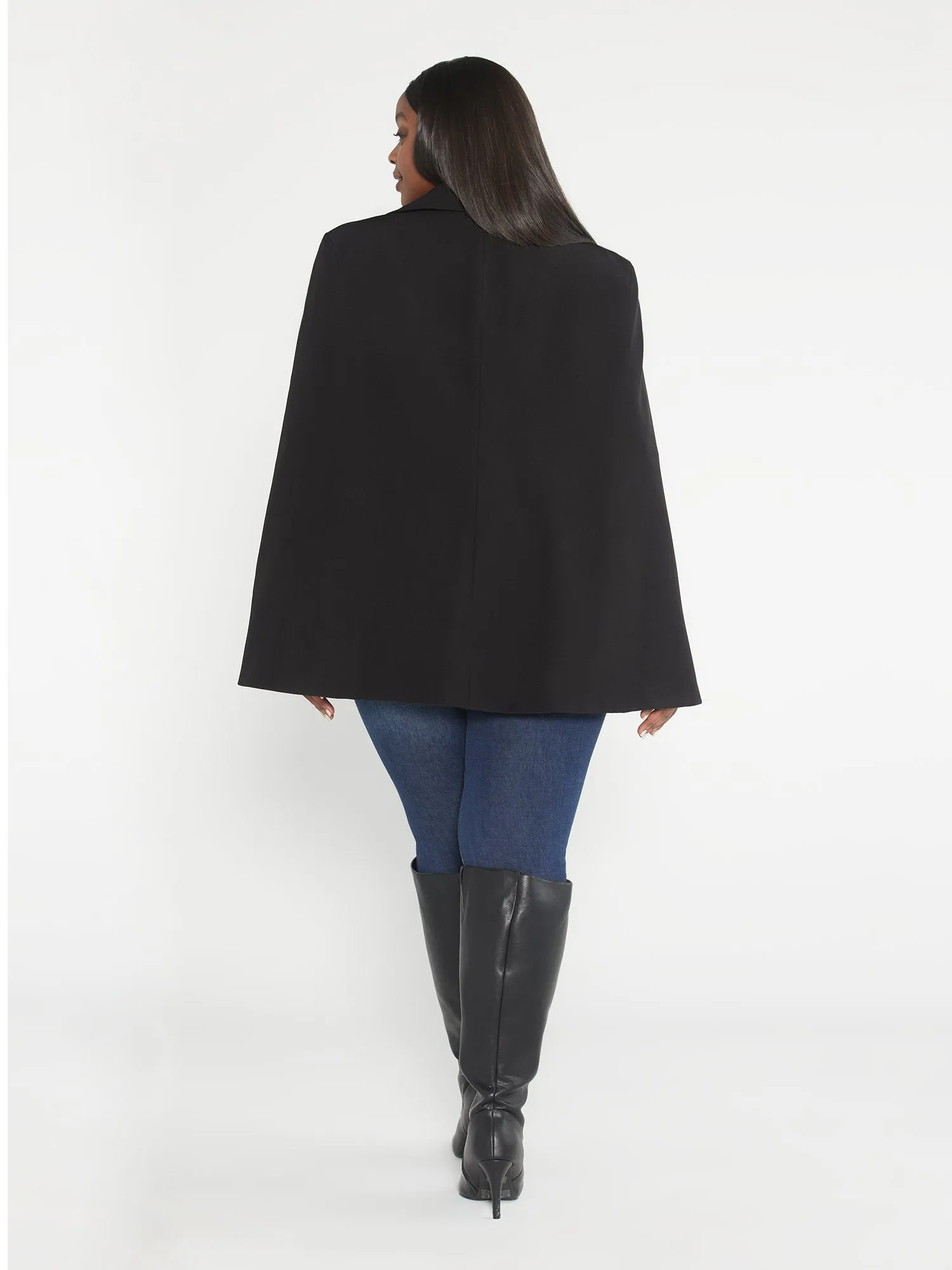 Fashion To Figure - Isadora Cape Blazer