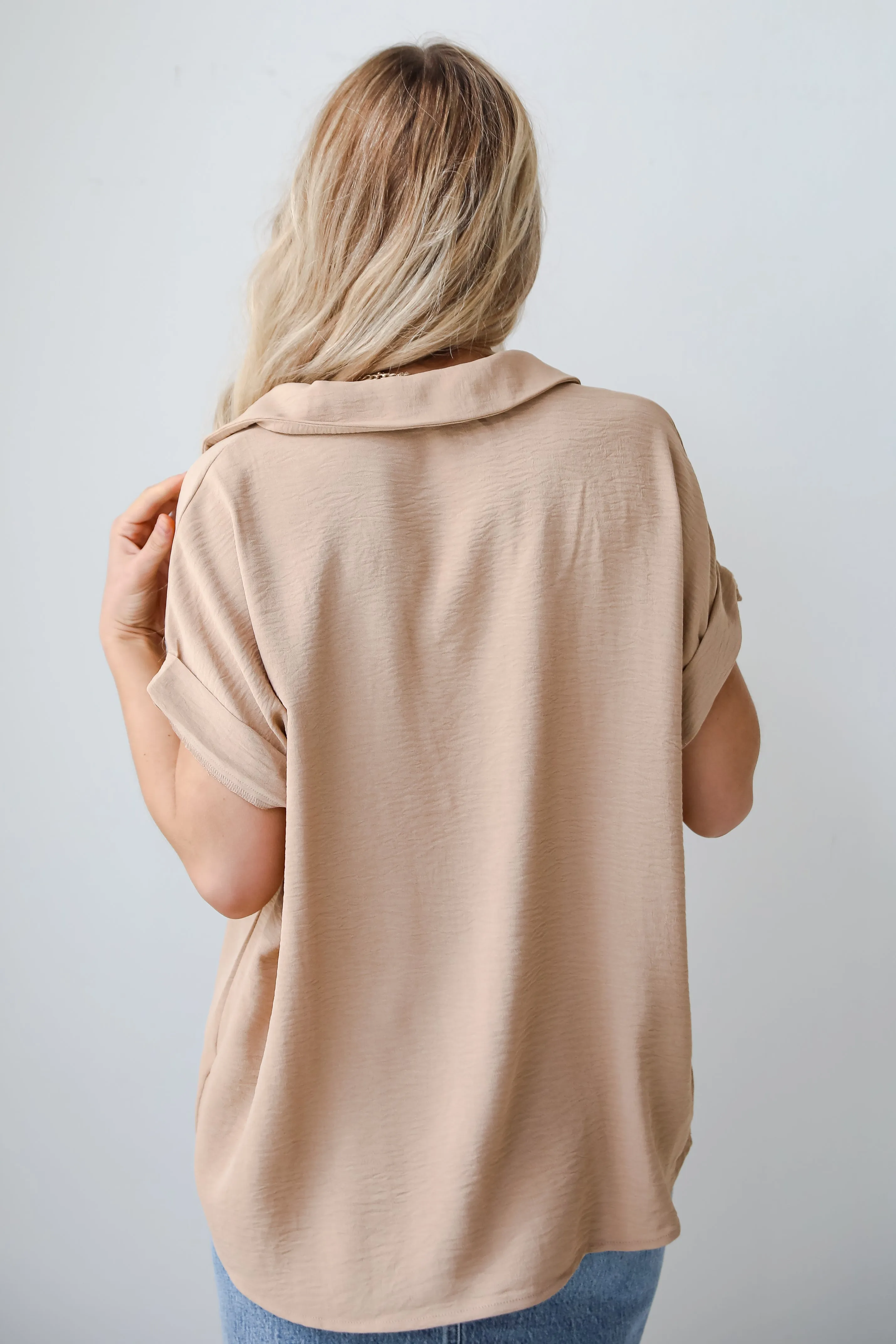 FINAL SALE - Flattering Feeling Blouse - DU DEAL