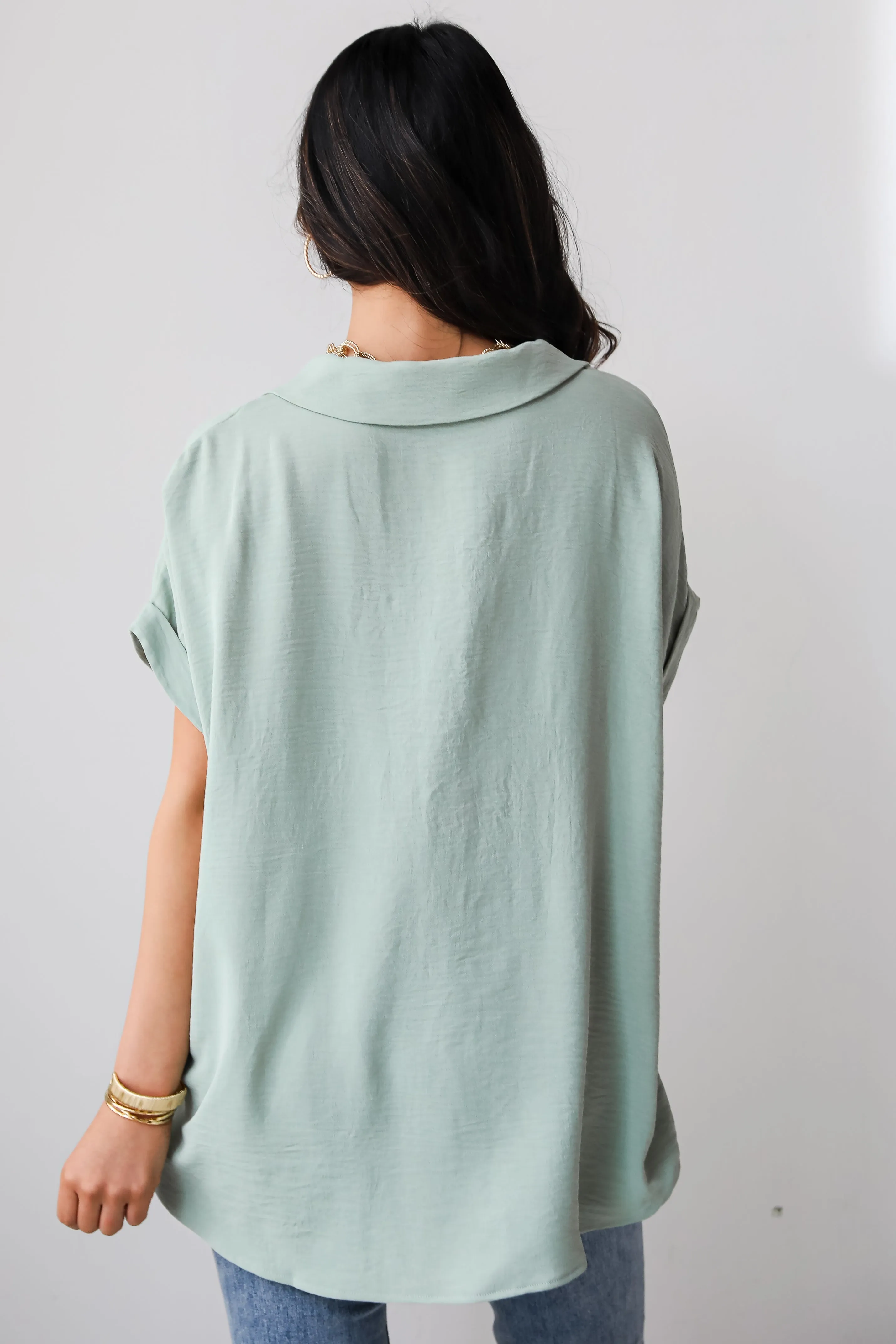 FINAL SALE - Flattering Feeling Blouse - DU DEAL