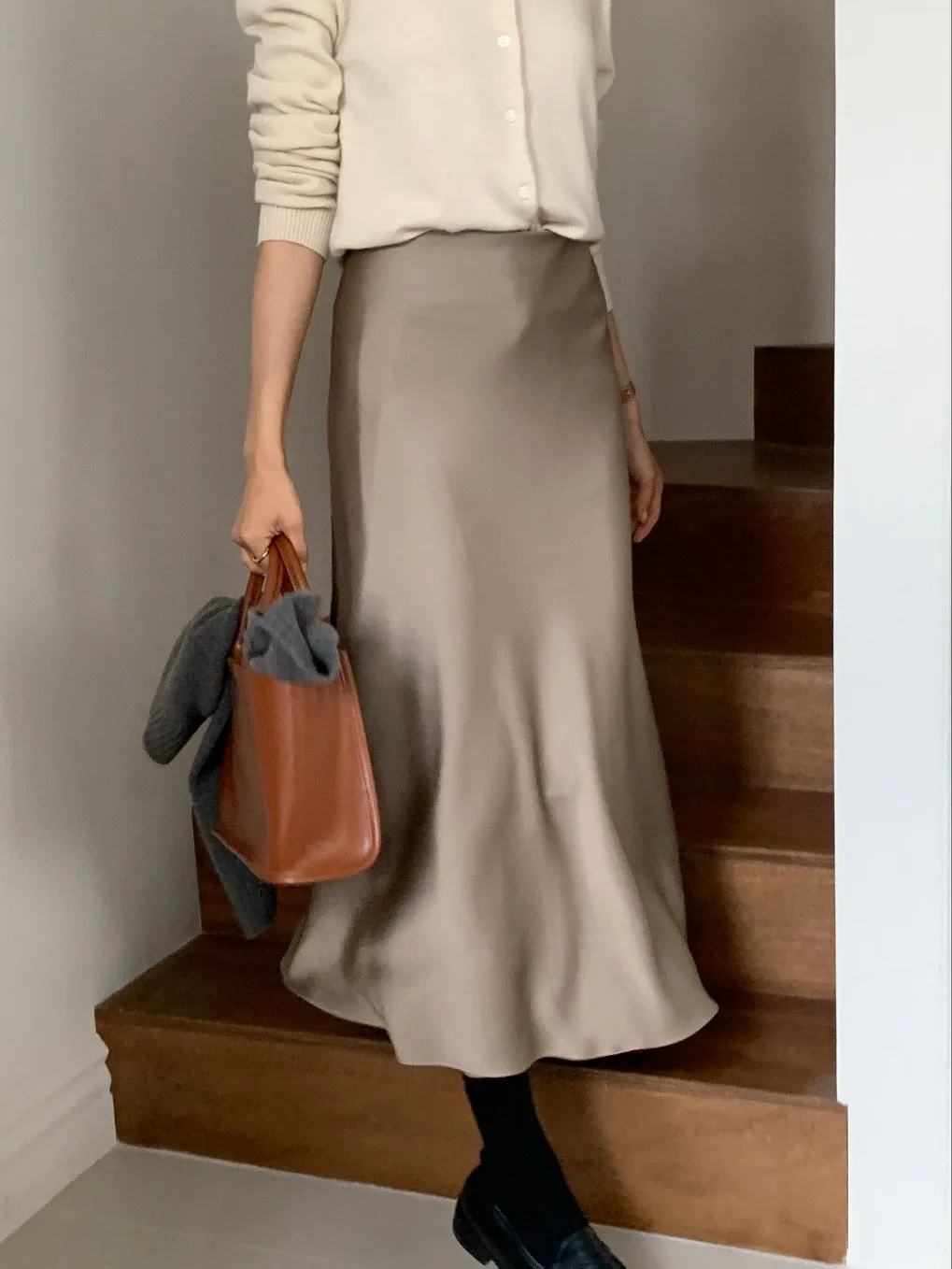 Jian Satin Skirt