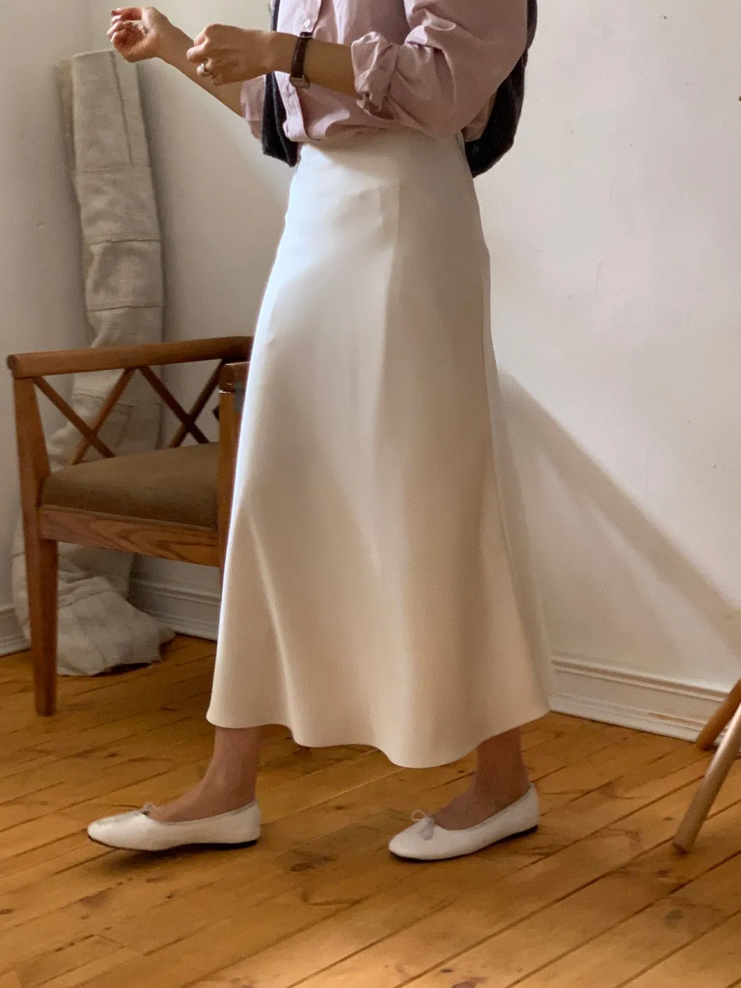 Jian Satin Skirt