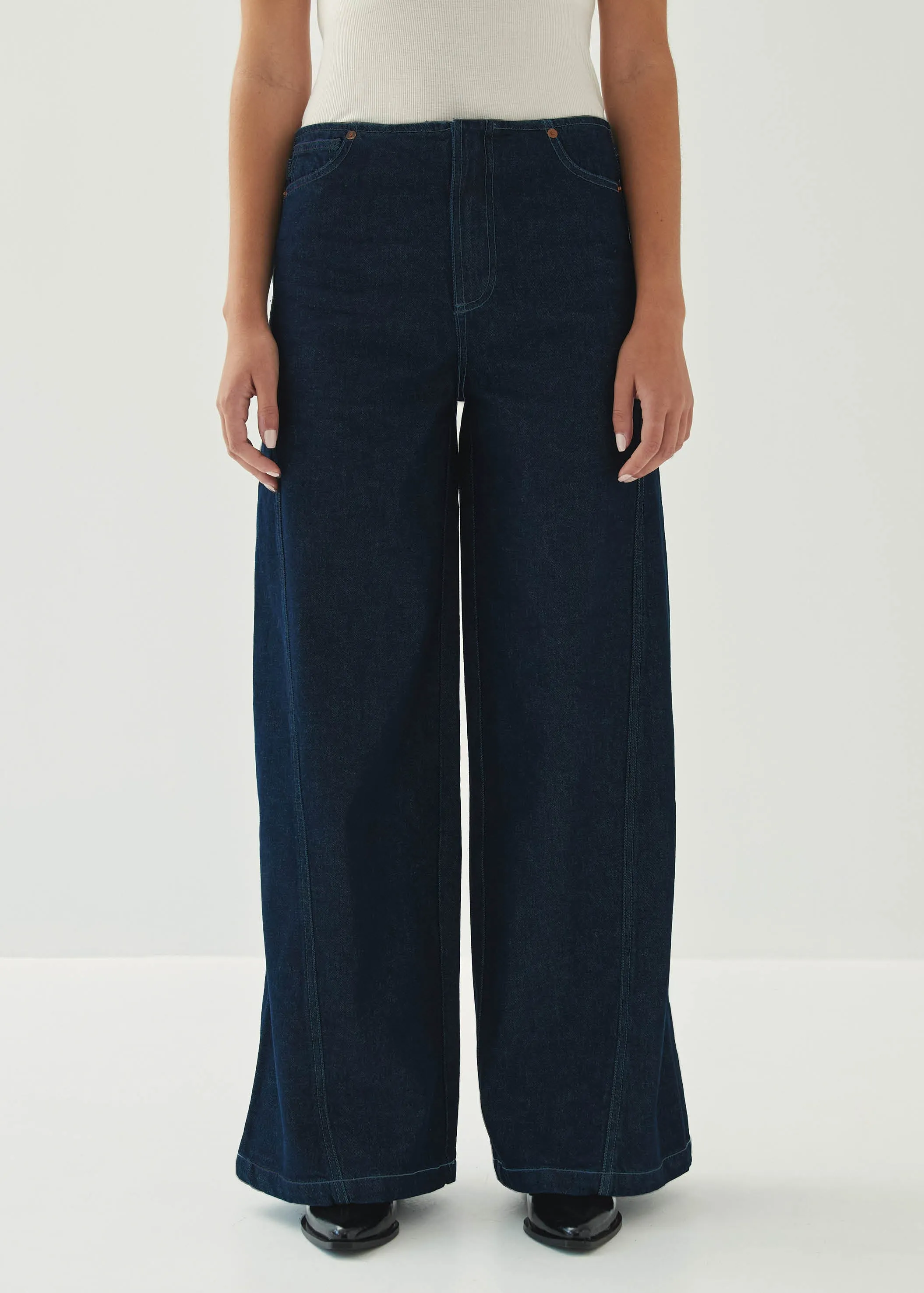 Magda Indigo Denim Trousers