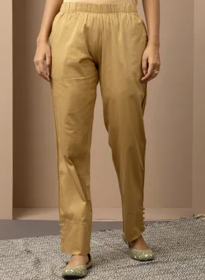 Mia Golden Relaxed Fit Pants for Women