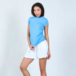 Modern draped side t-shirt wholesale