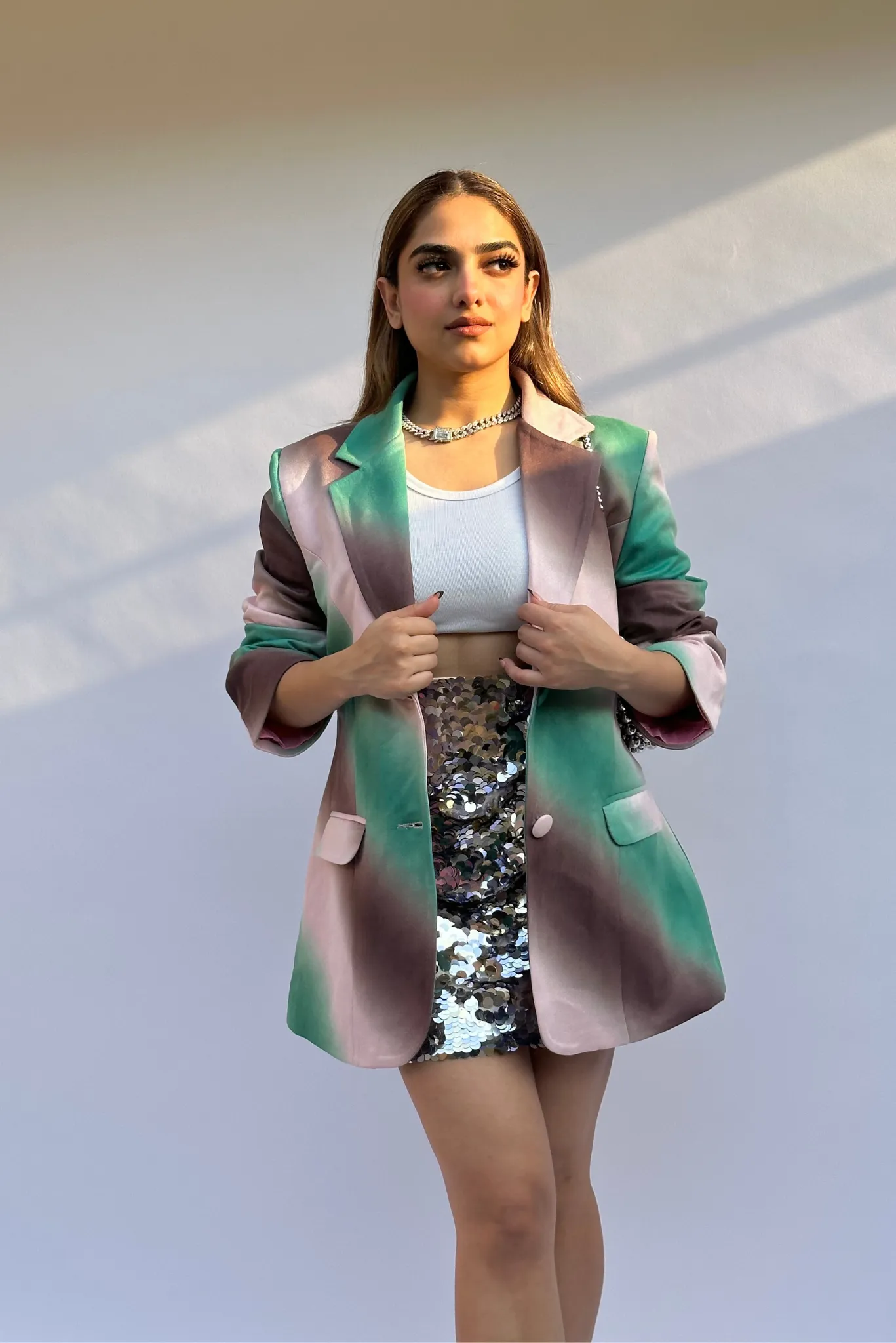 Nature's Palette Oversized Blazer