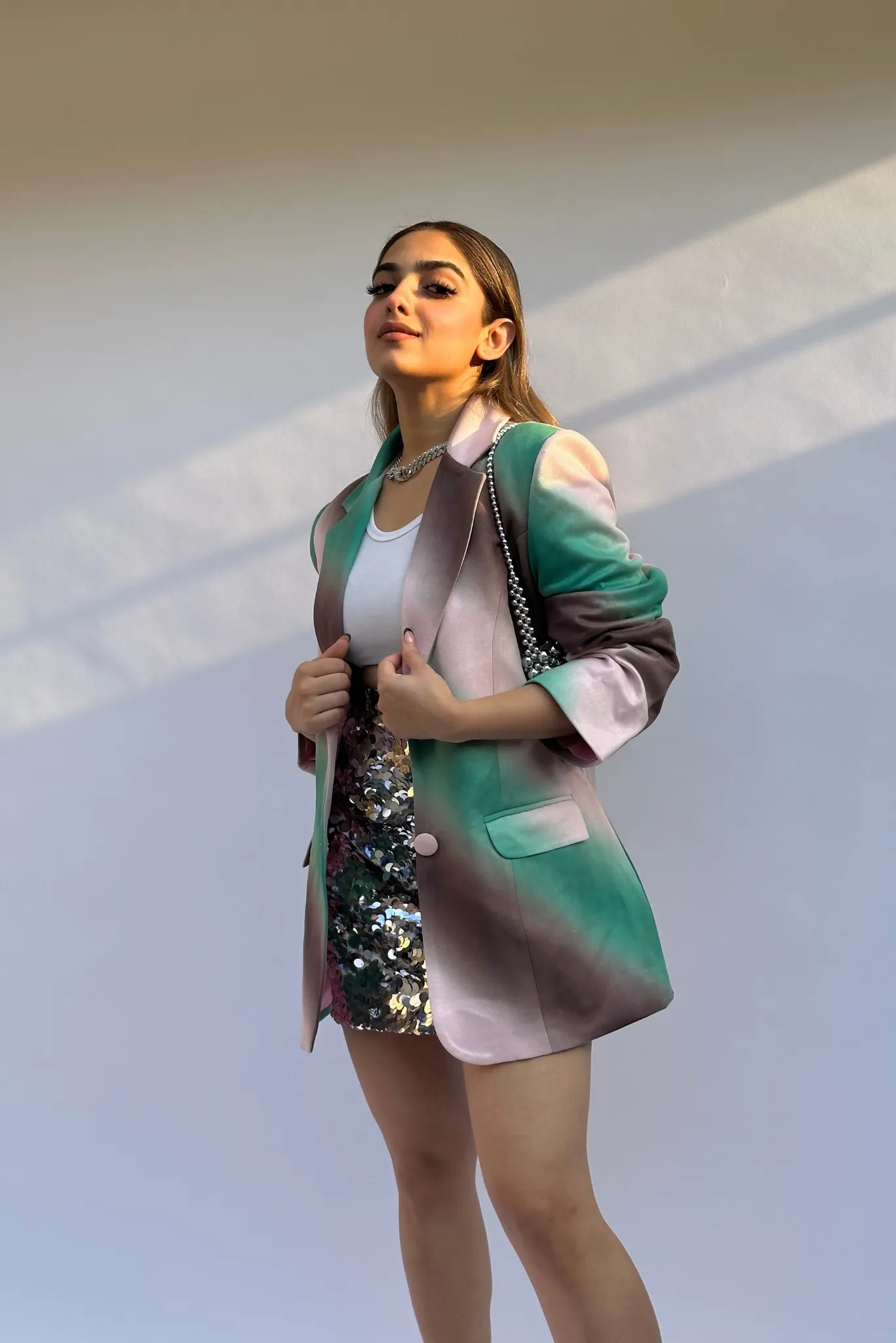 Nature's Palette Oversized Blazer