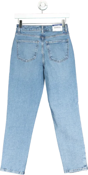 New Look Light Blue Hannah Straight Leg Ankle Grazer Jeans UK 6