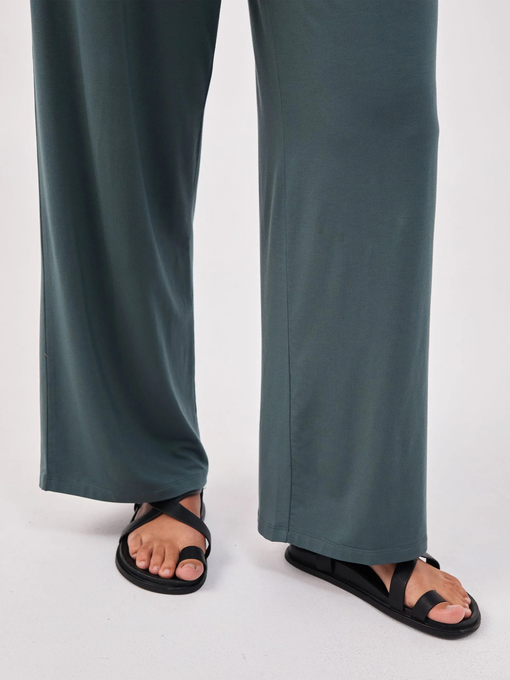 Nomad Modal Wide Leg Pant - Sage