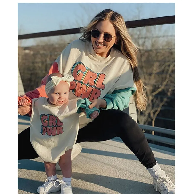 "Girl Power" Baby Sweater