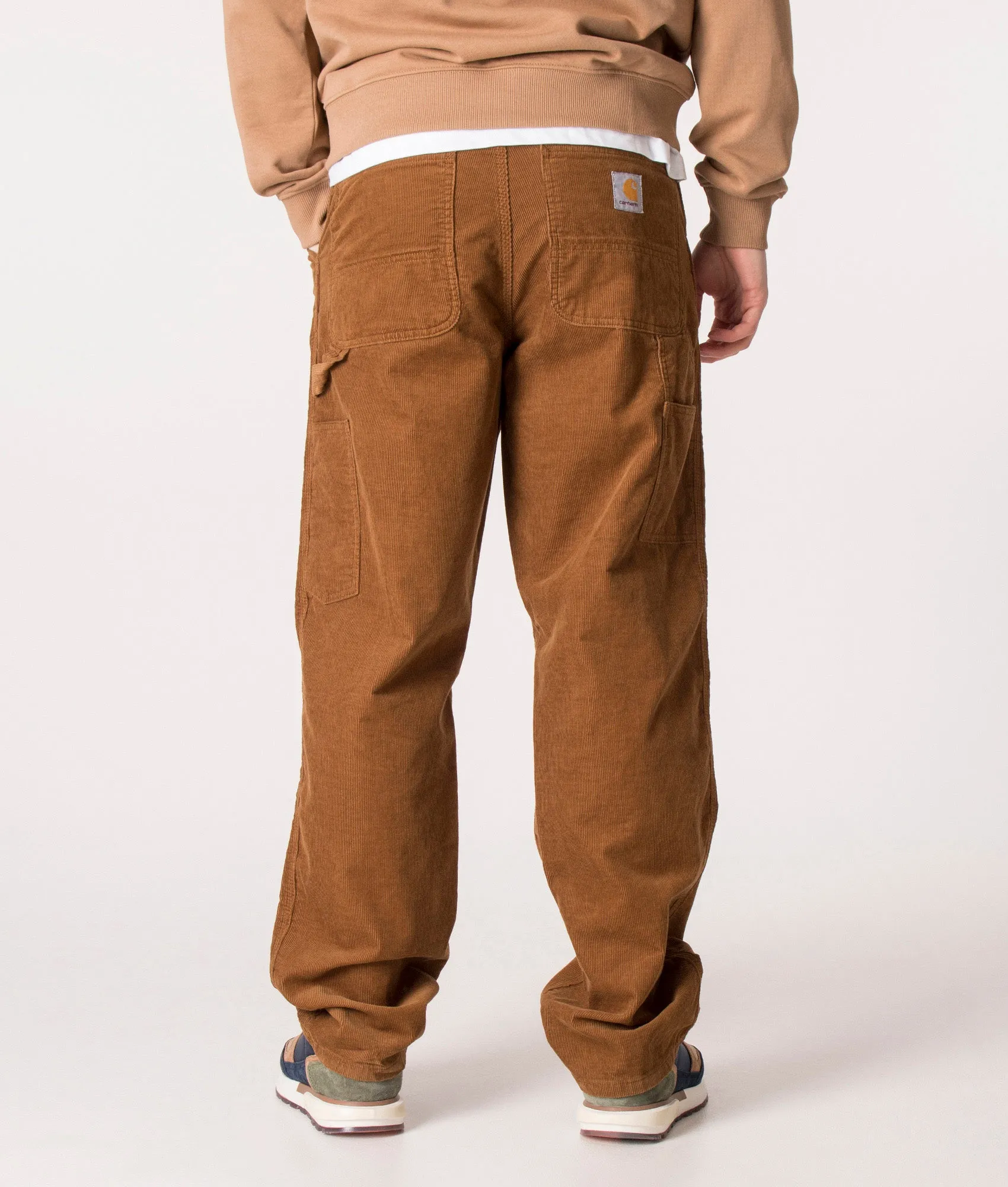 Relaxed Fit Corduroy Single Knee Pants