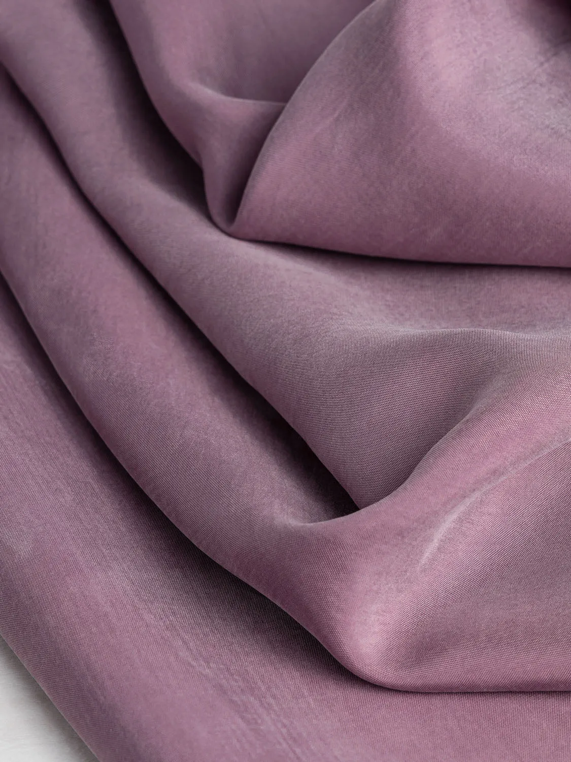 Sandwashed Cupro - Mauve - Swatch