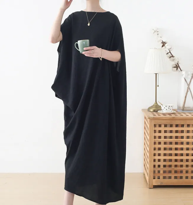 Spring Loose Dresses Irregular Casual Women Dresses AMT97213