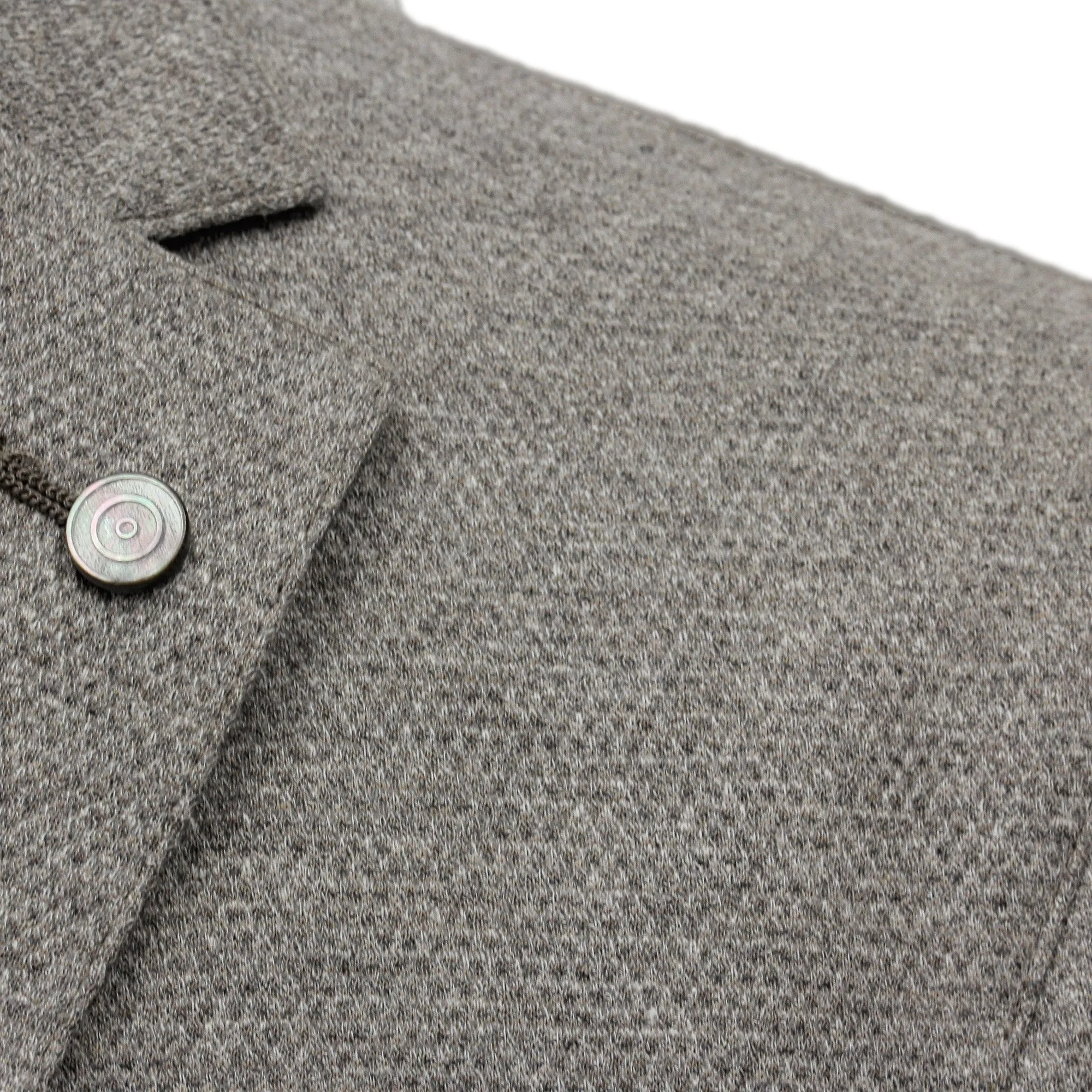 Taupe Woven Knit Eames Unconstructed Contemporary Fit Cotton-Linen Sport Jacket - Jack Victor