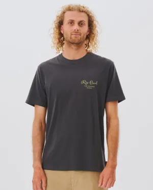 Twist Tee - Washed Black