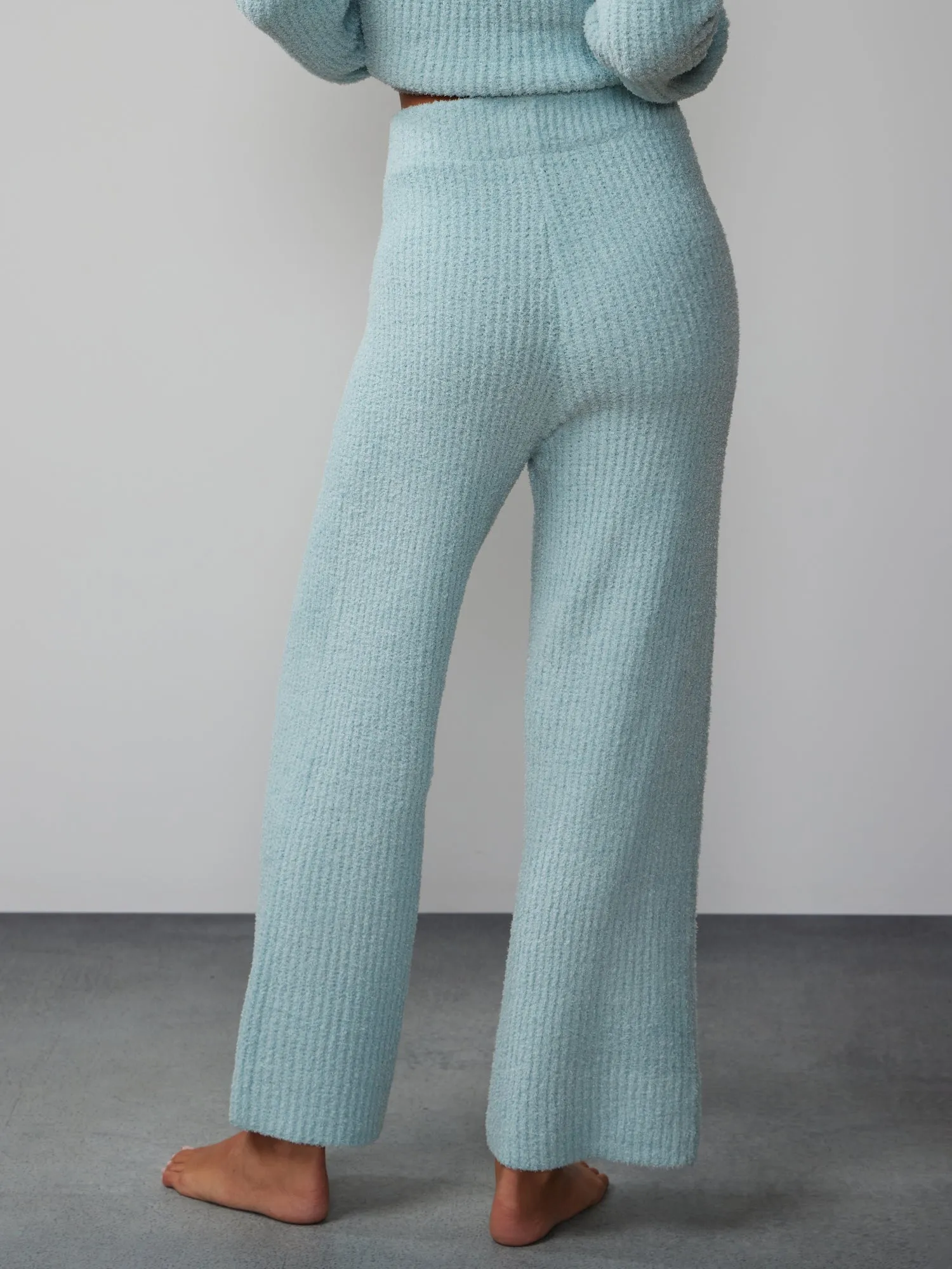 Wide Leg Shaker Stitch Pant