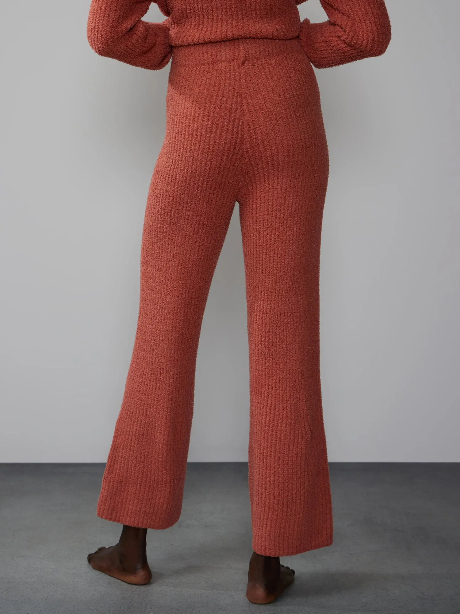 Wide Leg Shaker Stitch Pant