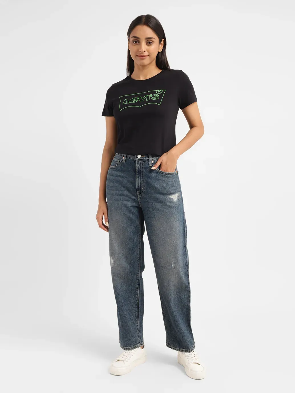 Women's High Rise 94 Baggy Fit Jeans