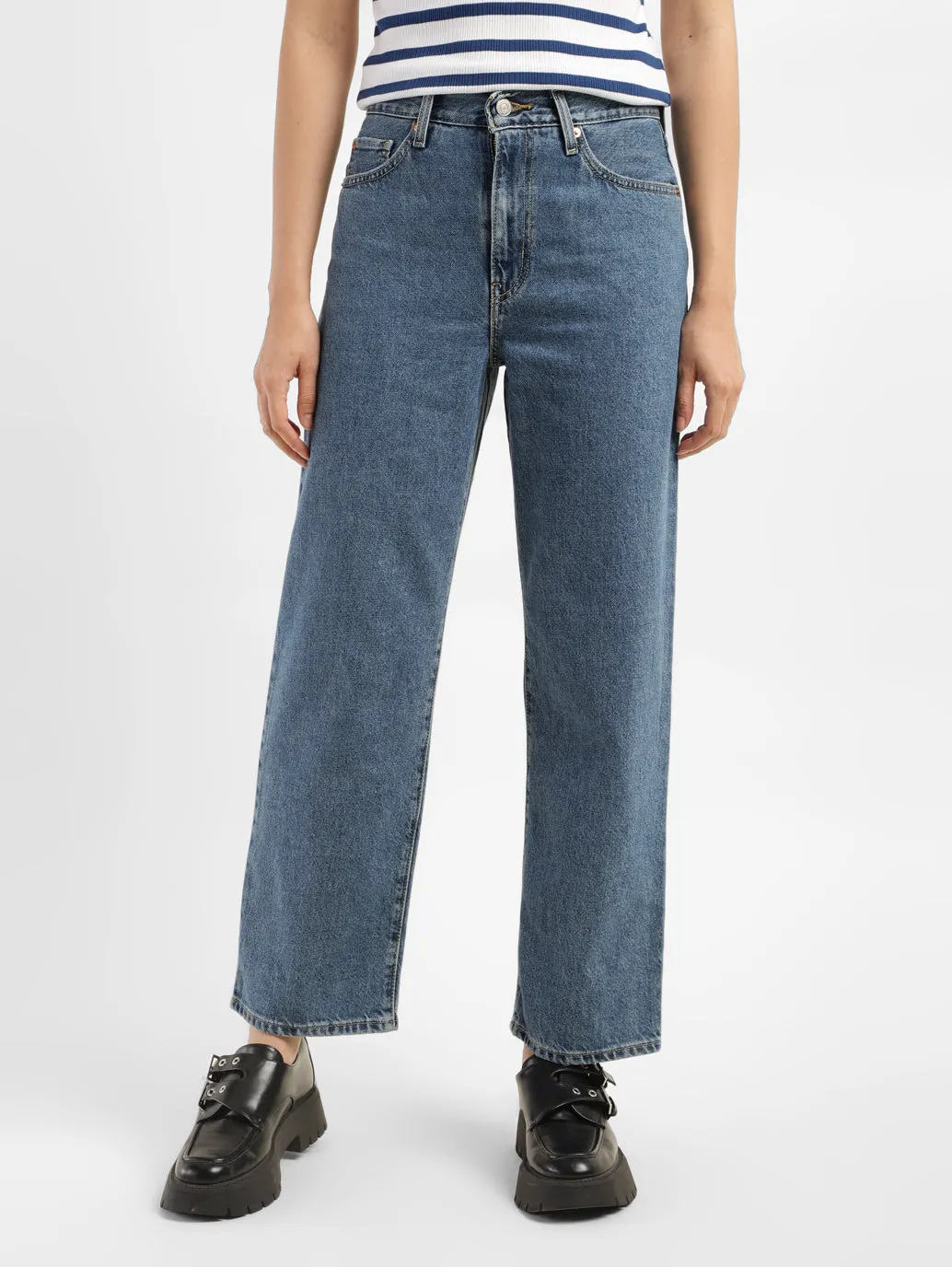 Women's High Rise Baggy Fit Jeans