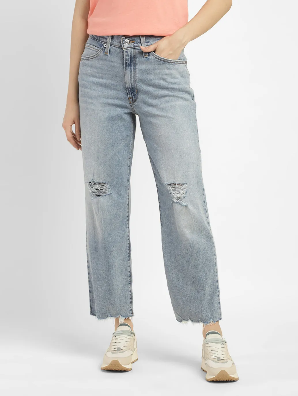 Women's High Rise Baggy Jeans